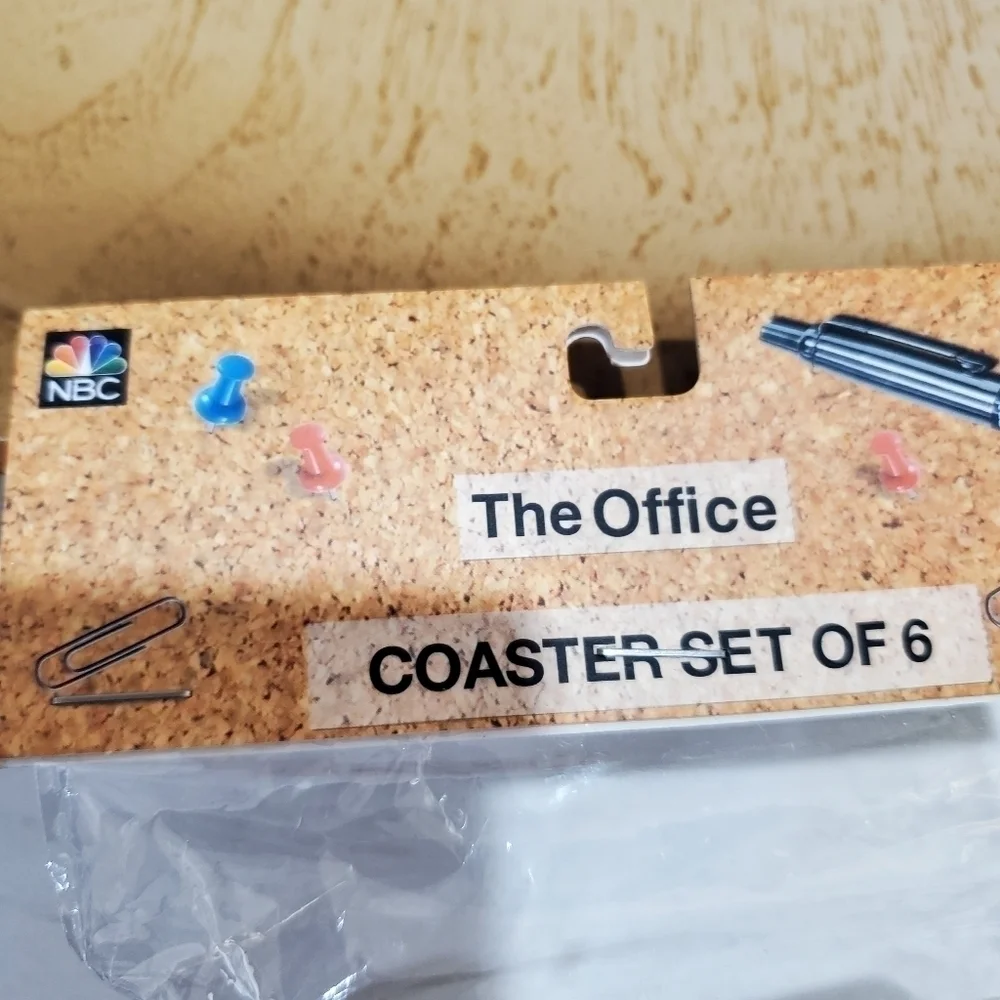 New Silver Buffalo The Office I Am Dead Inside Michael Scott Coaster Set of 6